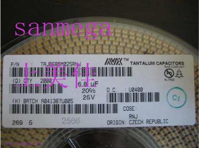 【陜西代理AVX鉭電容TPME337M010R0035】價格,廠家,鉭電解電容.